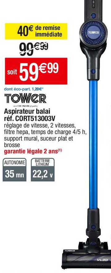 Aspirateur Balai Tower