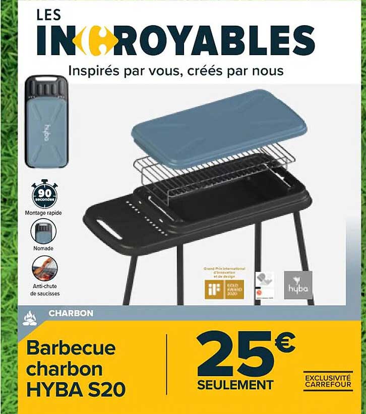 barbecue charbon hyba s20