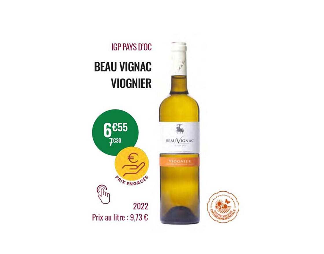 beau vignac viognier 2022