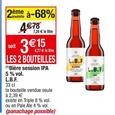 bière session ipa 5% vol. l.b.f.