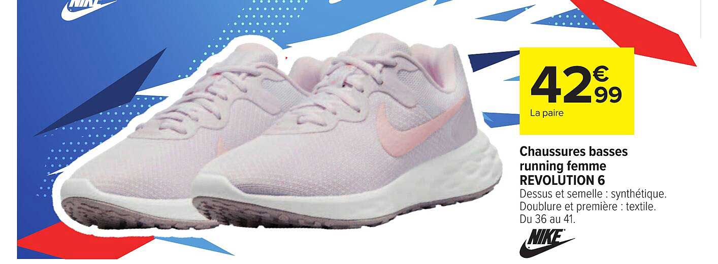 Chaussures Basses Running Femme Révolution 6 Nike