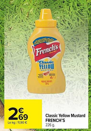 classic yellow mustard french's