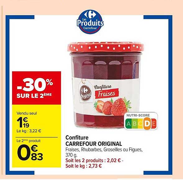 Confiture Carrefour Original
