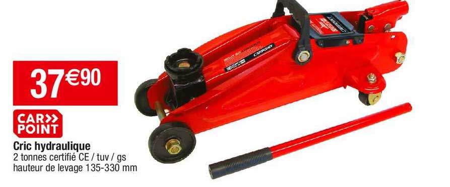 cric hydraulique car point