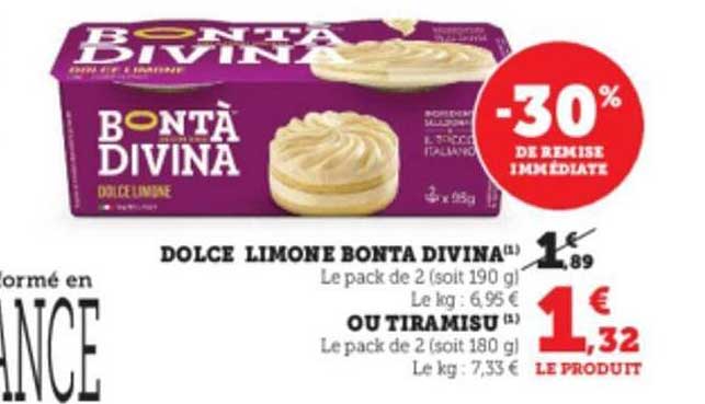 dolce limone bonta divina ou tiramisu