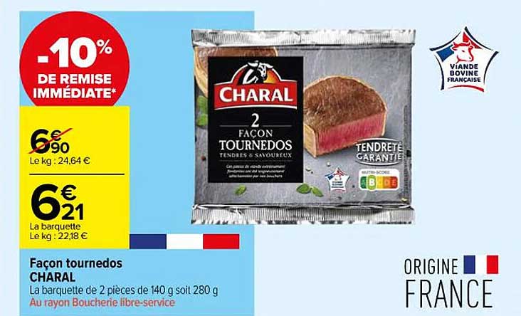 façon tournedos charal