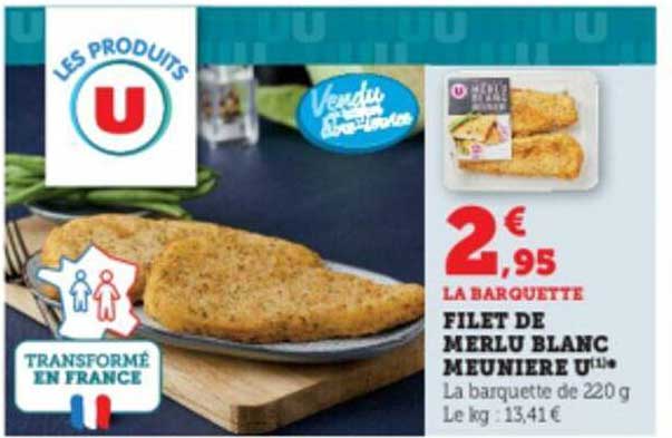 Filet De Merlu Blanc Meunière U