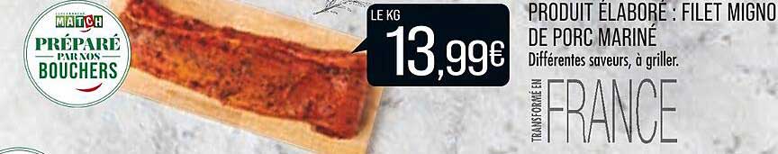 Filet Mignon De Porc Mariné