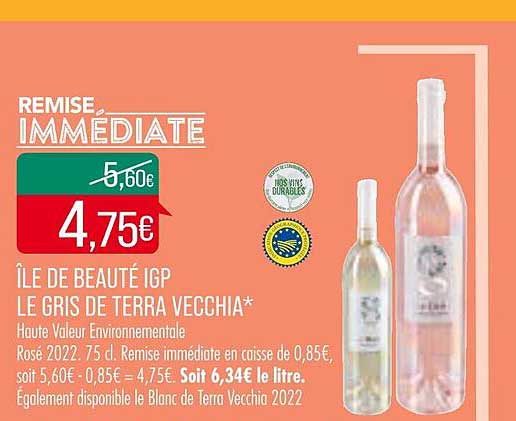 île de beauté igp le gris de terra vecchia