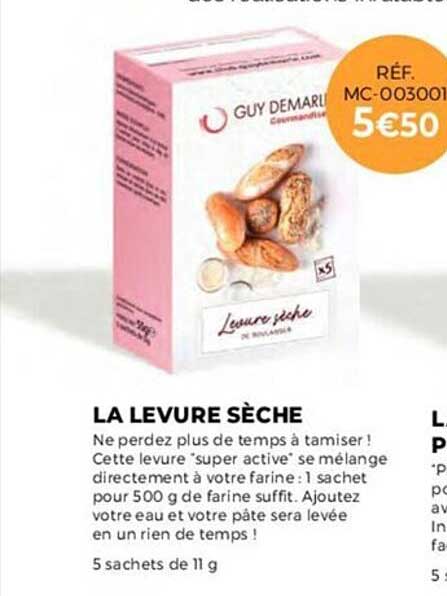la levure sèche