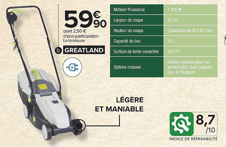 la tondeuse greatland