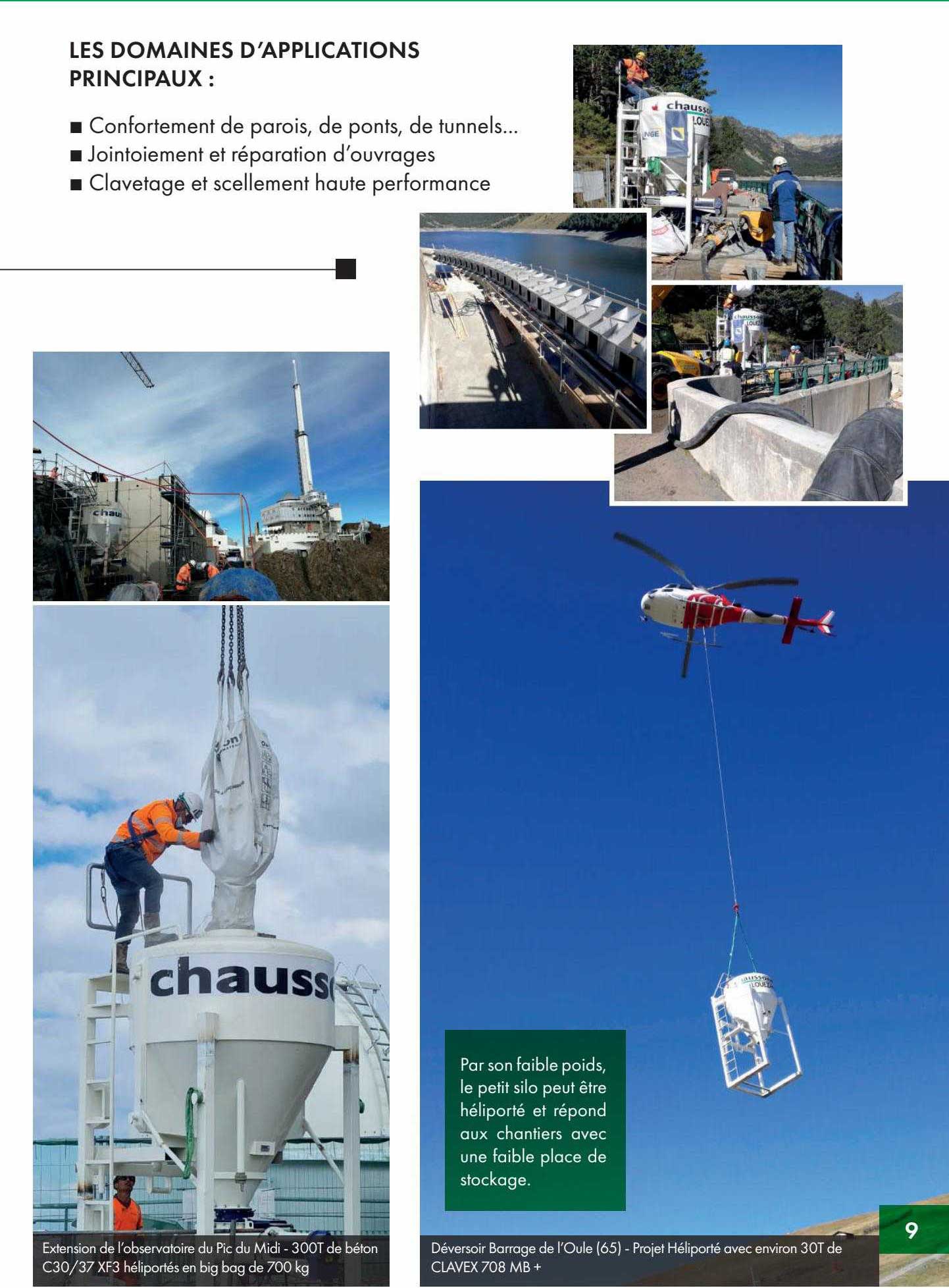 les domaines d'applications principaux