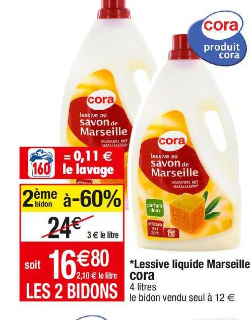 Lessive Liquide Marseille Cora