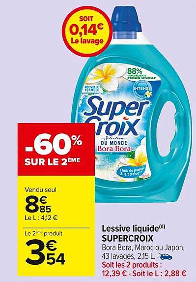 Lessive Liquide Supercroix