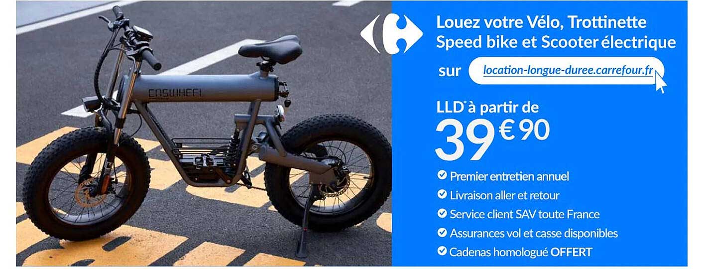 louez votre vélo, trottinette speed bike et scooter électrique