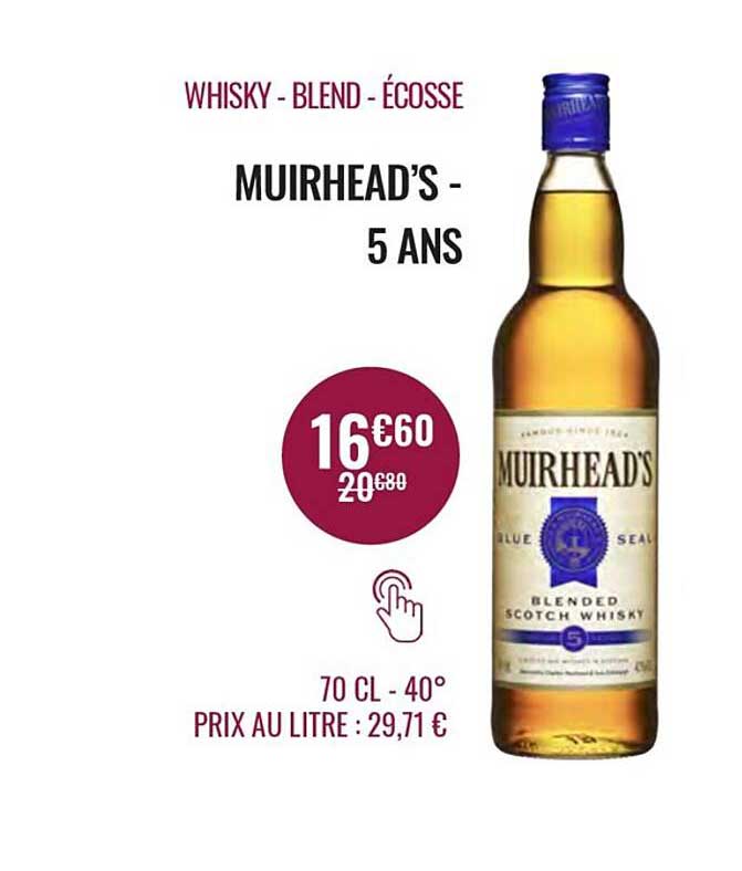 muirhead's - 5 ans