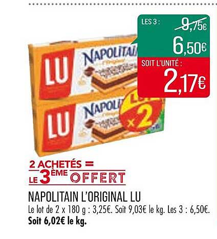 Napolitain L'original Lu