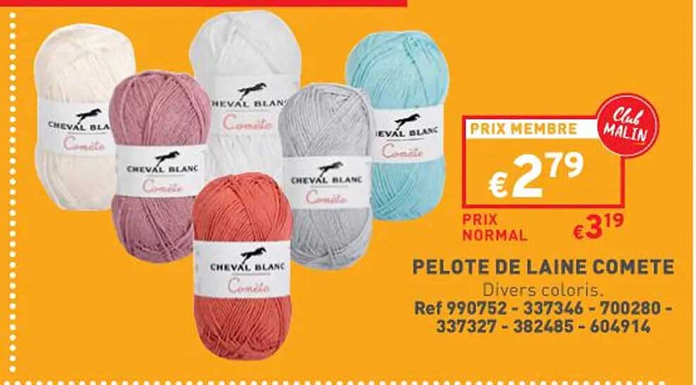 pelote de laine comète