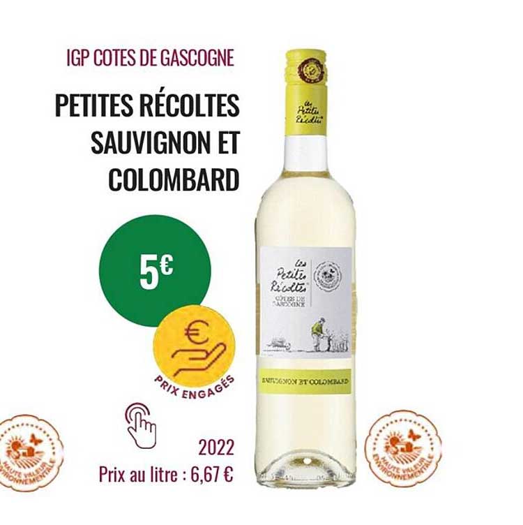 petites récoltes sauvignon et colombard
