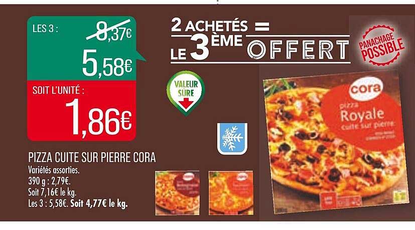 Pizza Cuite Sur Pierre Cora