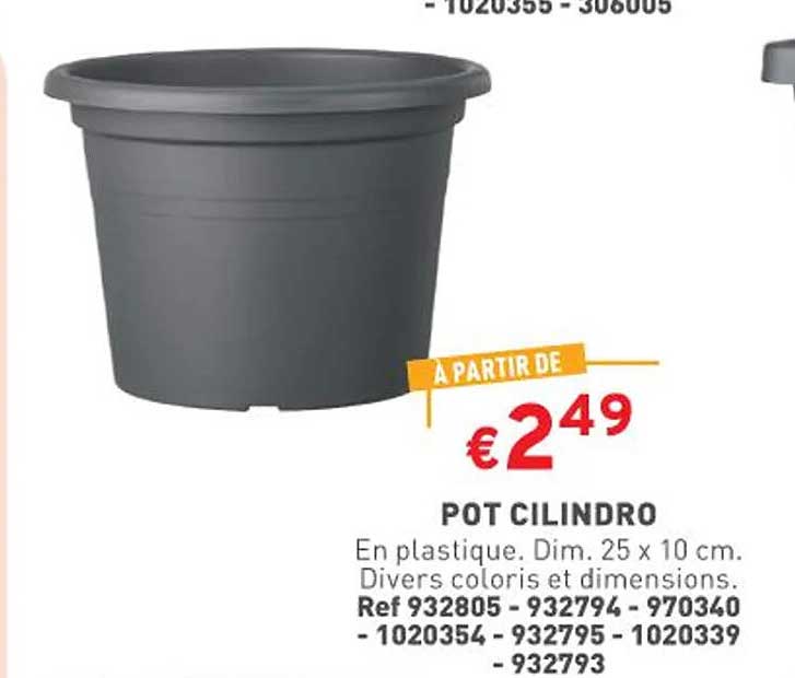 pot cilindro