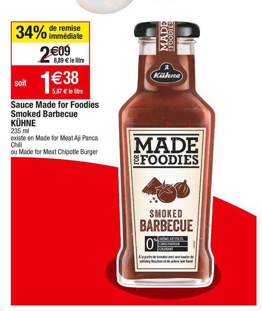 sauce made for foodies smoked barbecue kühne