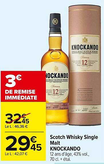 Scotch Whisky Single Malt Knockando