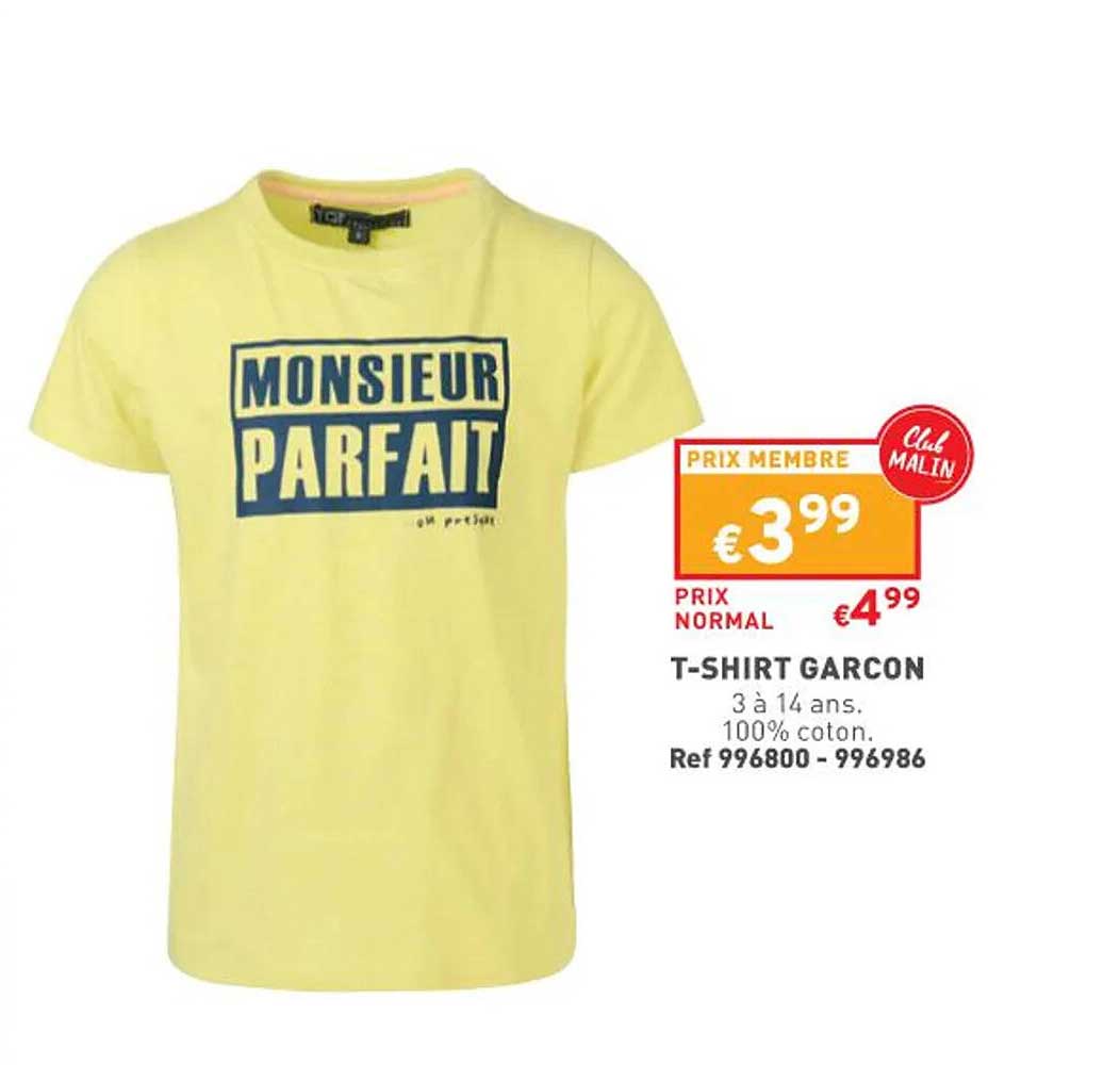 T-shirt Garçon