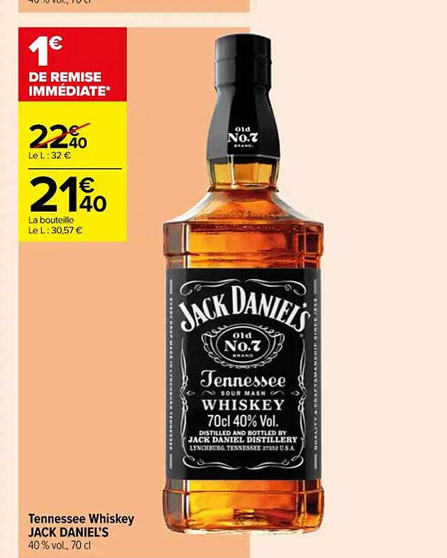 tennessee whiskey jack daniel's