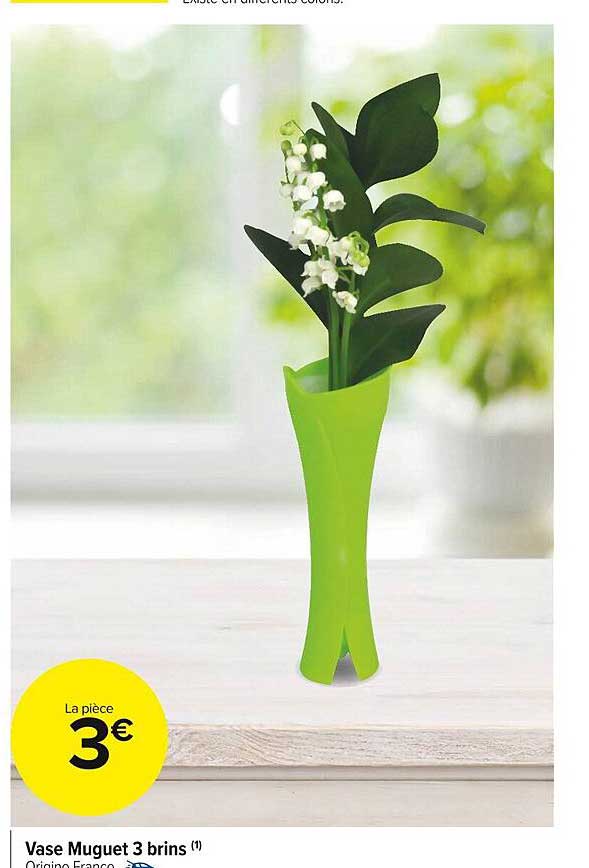 vase muguet 3 brins