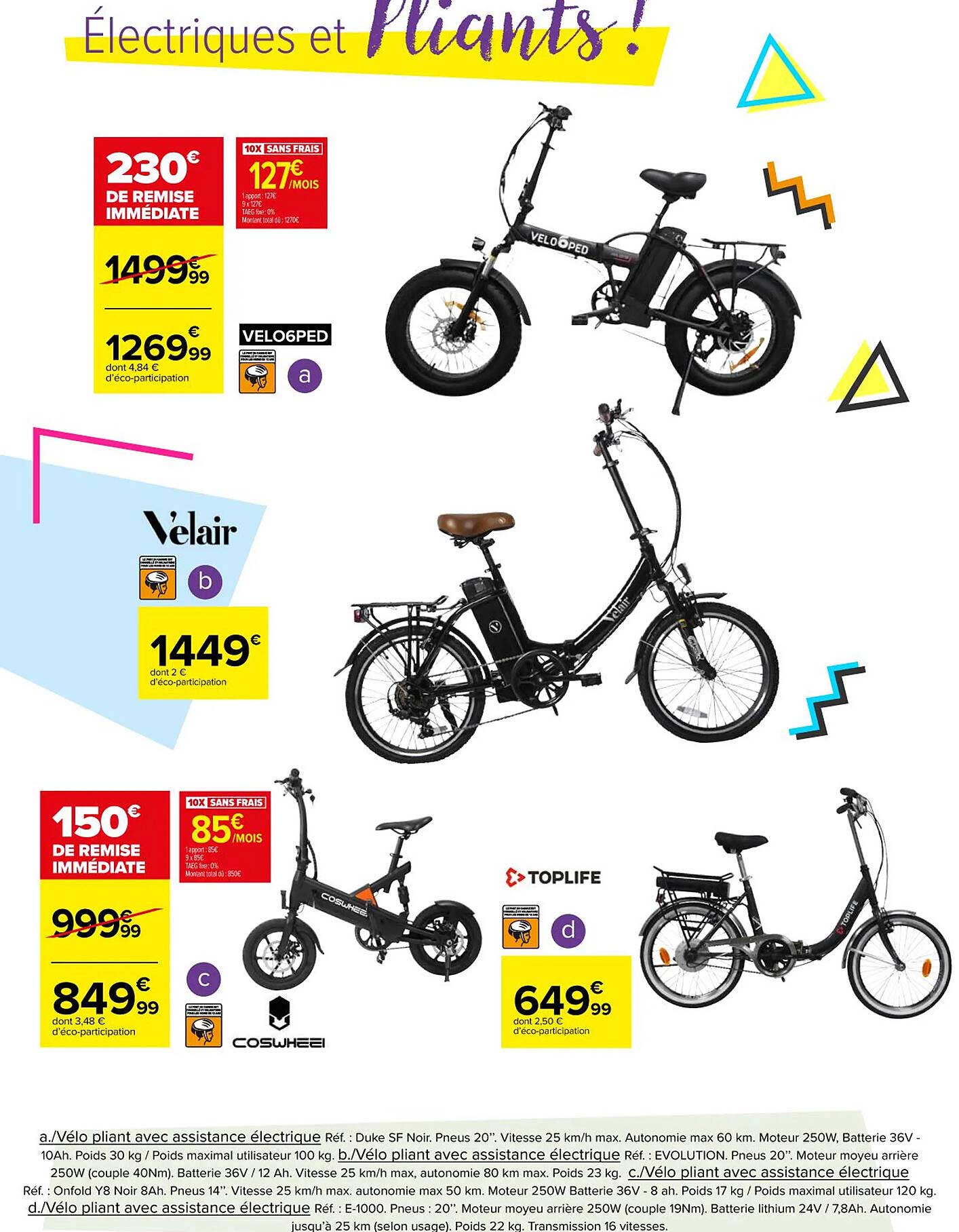 vélo plaint avec assistance électrique