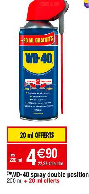 wd-40 spray double position