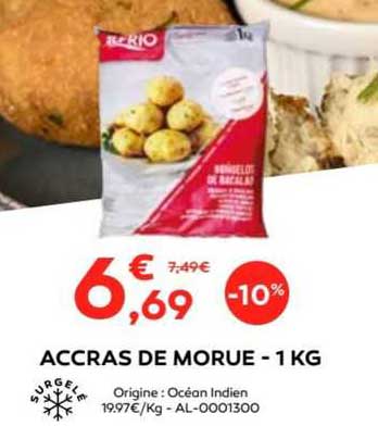 accras de morue - 1kg