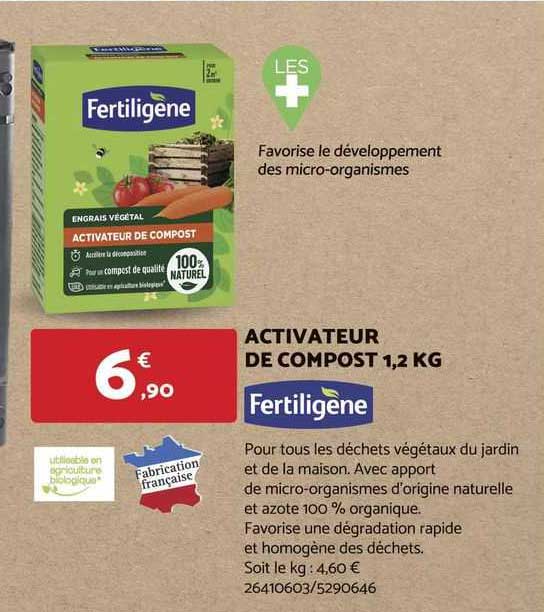 activateur de compost 1,2 kg fertigène