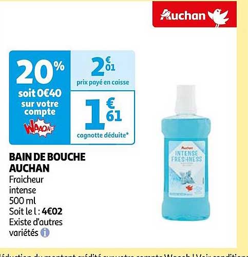Bain De Bouche Auchan