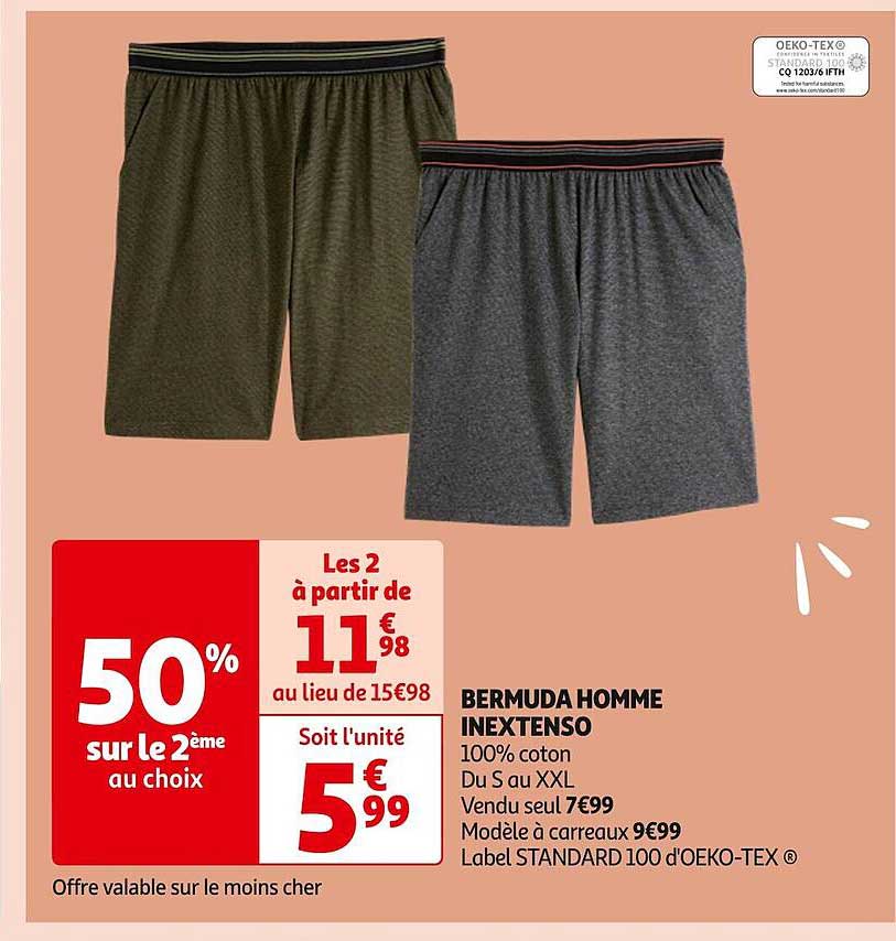 Bermuda Homme Inextenso