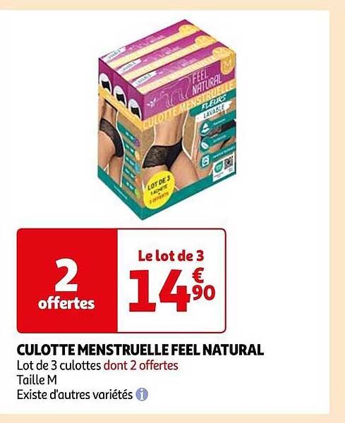 Culotte Menstruelel Feel Natural