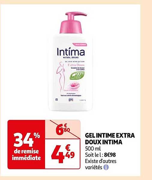 Gel Intime Extra Doux Intima