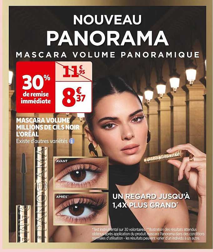 mascara volume millions de cils noir l'oréal