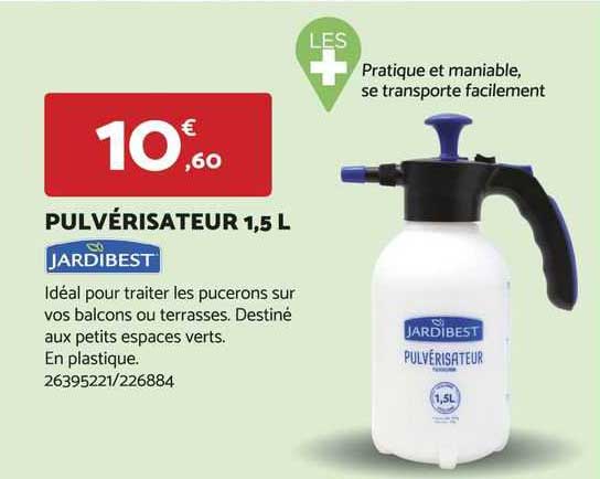 pulvérisateur 1,5 l jardibest