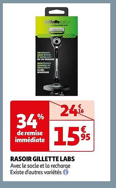 rasoir gillette labs