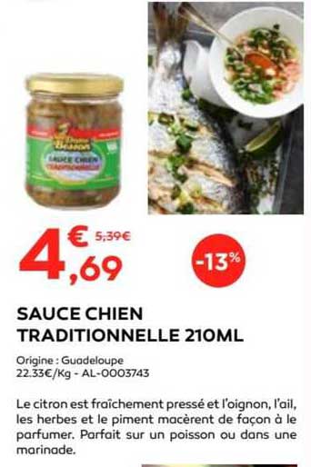sauce chien traditionelle 210ml