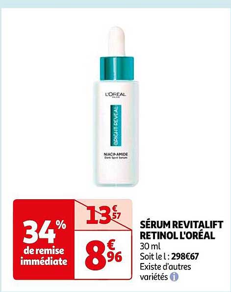 Sérum Revitalift Retinol L'oréal