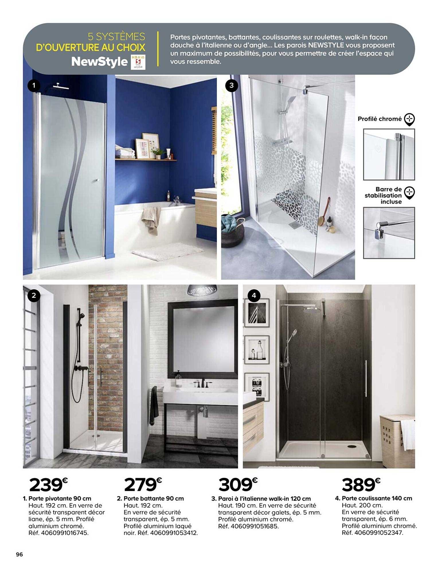 5 systèmes d'ouverture newstyle