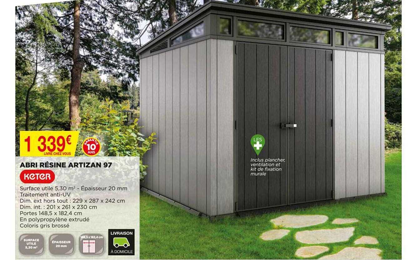 Abri Résine Artizan 97 Keter