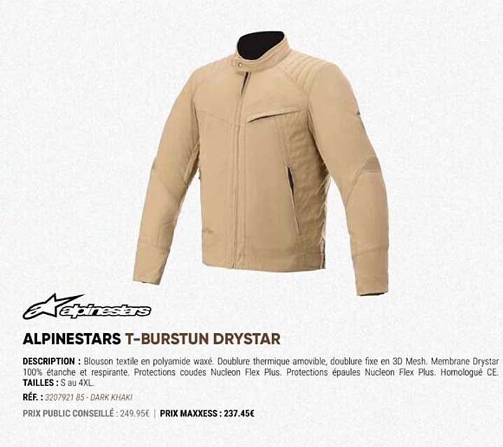 alipinestars t-burstun drystar