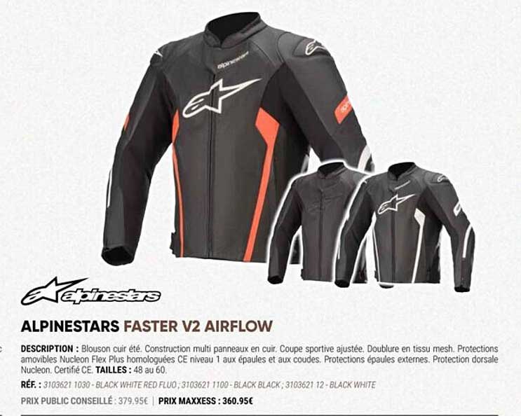 alpinestars  faster v2 ariflow