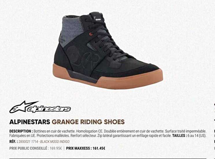 alpinestars grange riding shoes