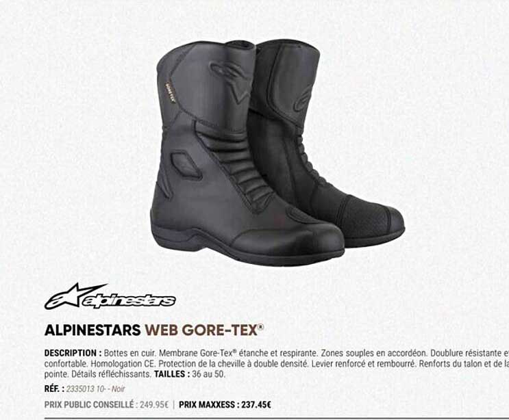 alpinestars web gore-tex