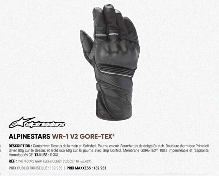 alpinestars wr-1 v2 gore-tex